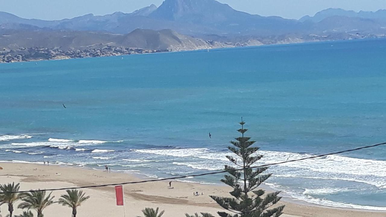 Exclusif Appartement En 1Er Ligne, Vue Imprenable, Piscine, Parking Prive A Playa Mucha Vista, Alicante El Campello Exteriör bild