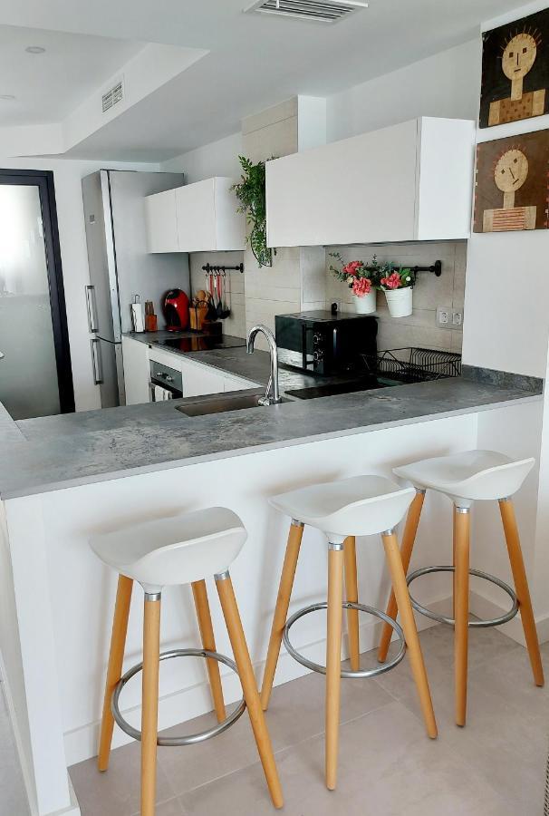 Exclusif Appartement En 1Er Ligne, Vue Imprenable, Piscine, Parking Prive A Playa Mucha Vista, Alicante El Campello Exteriör bild