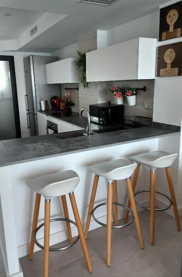 Exclusif Appartement En 1Er Ligne, Vue Imprenable, Piscine, Parking Prive A Playa Mucha Vista, Alicante El Campello Exteriör bild