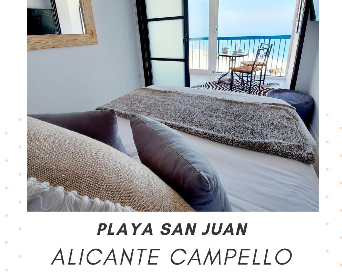 Exclusif Appartement En 1Er Ligne, Vue Imprenable, Piscine, Parking Prive A Playa Mucha Vista, Alicante El Campello Exteriör bild